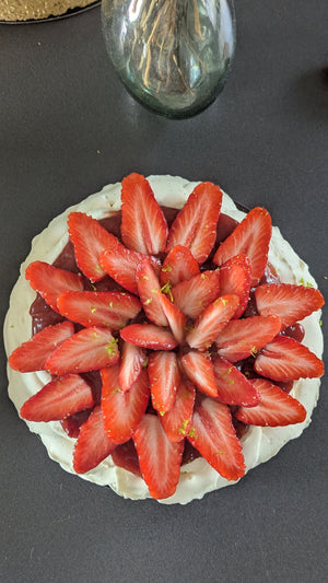 Pavlova aux fraises