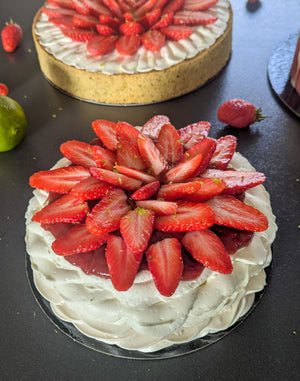 Pavlova aux fraises