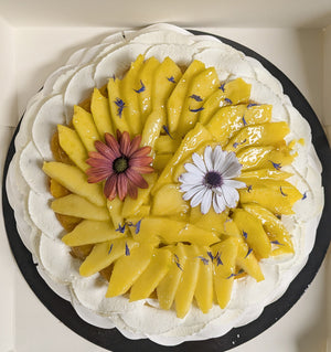 Pavlova exotique : Mangue Passion